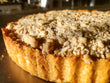 Sour Cream Apple Crumble Tart